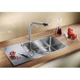 Мойка Blanco Andano 400/400-IF нержавеющая сталь