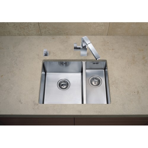 Мойка Blanco Claron 340/180-U чаша слева нержавеющая сталь