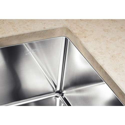 Мойка Blanco Claron 400/550-T-U чаша слева нержавеющая сталь