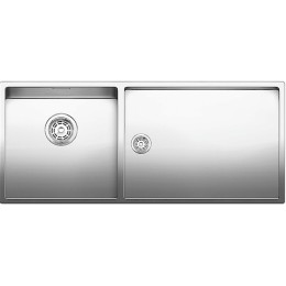 Мойка Blanco Claron 400/550-T-U чаша слева нержавеющая сталь