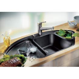 Мойка Blanco Delta-F темная скала