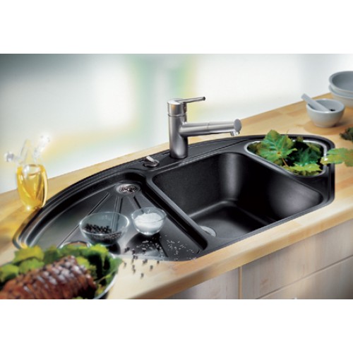 Мойка Blanco Delta-F темная скала