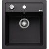 Мойка BLANCO DALAGO 45 Silgranit черный, клапан-автомат