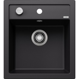 Мойка BLANCO DALAGO 45 Silgranit черный, клапан-автомат