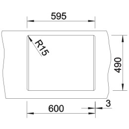 Мойка BLANCO DALAGO 6 Silgranit черный, клапан-автомат