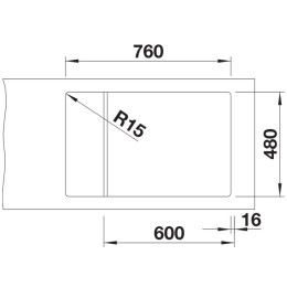 Мойка BLANCO ELON XL 6 S мягкий белый, клапан-автомат