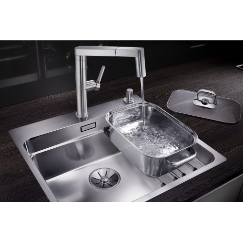 Мойка BLANCO ETAGON 500-IF/A нержавеющая сталь, клапан-автомат