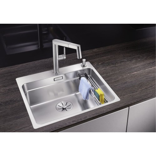 Мойка BLANCO ETAGON 500-IF/A нержавеющая сталь, клапан-автомат