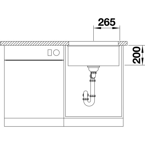 Мойка Blanco ETAGON 500-U SILGRANIT PuraDur 525887 черный