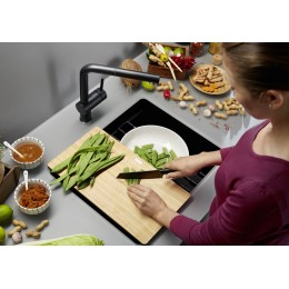 Мойка Blanco Etagon 500-U SILGRANIT PuraDur мягкий белый клапан-автомат InFino 527075