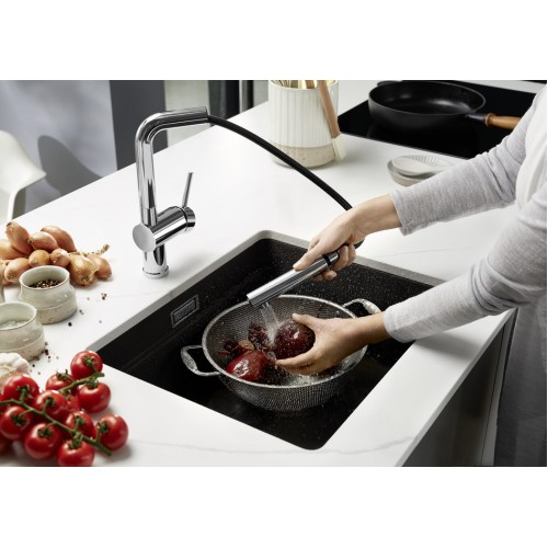 Мойка Blanco Etagon 500-U SILGRANIT PuraDur мягкий белый клапан-автомат InFino 527075 купить в Москве и Санкт-Петербурге