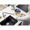 Мойка Blanco Etagon 500-U SILGRANIT PuraDur мягкий белый клапан-автомат InFino 527075 купить в Москве и Санкт-Петербурге