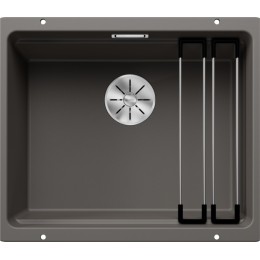 Мойка Blanco Etagon 500-U SILGRANIT вулканический серый клапан-автомат InFino 527258