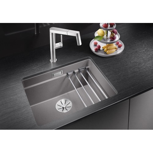 Мойка Blanco Etagon 500-U SILGRANIT вулканический серый клапан-автомат InFino 527258 купить в Москве и Санкт-Петербурге