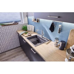 Мойка Blanco Etagon 6 антрацит клапан-автомат InFino 524539