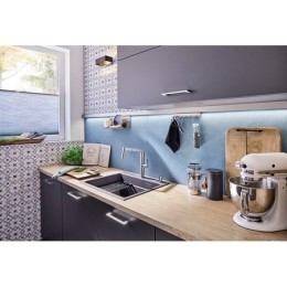 Мойка Blanco Etagon 6 антрацит клапан-автомат InFino 524539