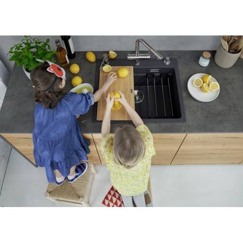 Мойка BLANCO ETAGON 6 Silgranit черный