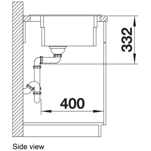 Мойка BLANCO ETAGON 6 Silgranit черный