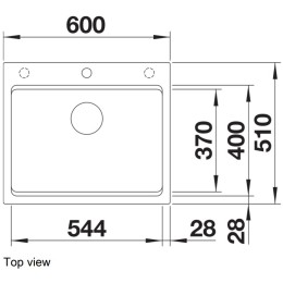 Мойка BLANCO ETAGON 6 Silgranit черный