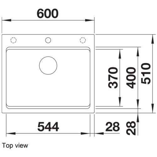 Мойка BLANCO ETAGON 6 Silgranit черный