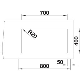 Мойка BLANCO ETAGON 700-U нержавеющая сталь