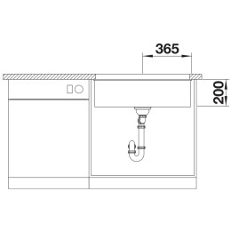 Мойка BLANCO ETAGON 700-U Silgranit кофе