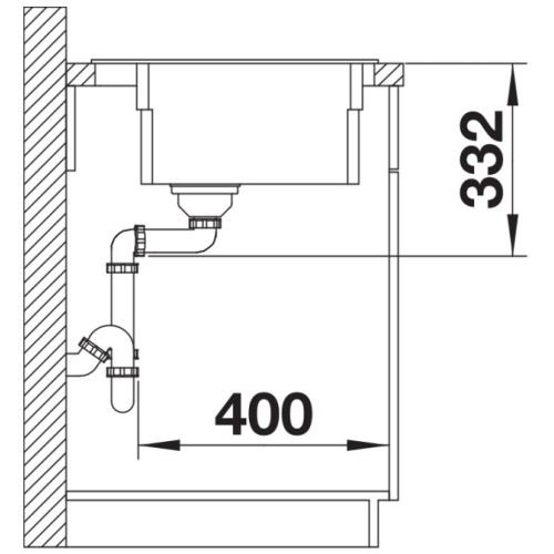 Мойка BLANCO ETAGON 8 Silgranit антрацит