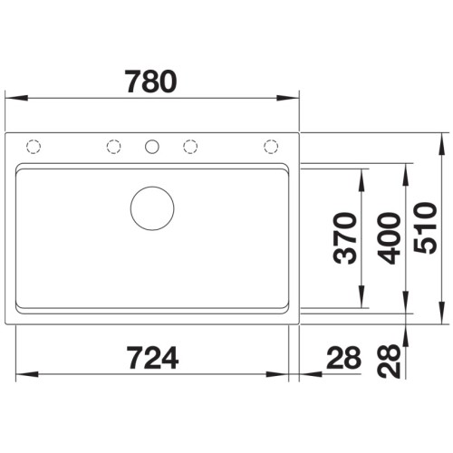 Мойка BLANCO ETAGON 8 Silgranit антрацит
