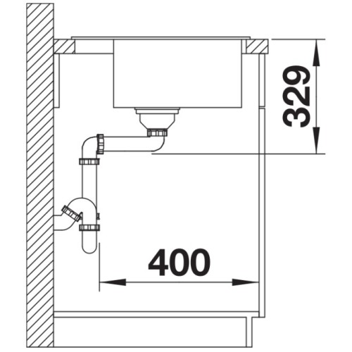 Мойка BLANCO LEGRA 6 Silgranit белый