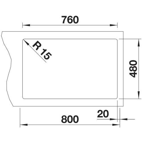 Мойка BLANCO LEGRA 8 SIlgranit кофе, чаша слева