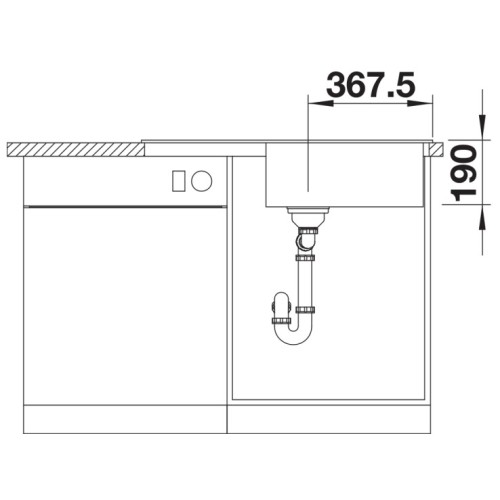 Мойка BLANCO LEGRA XL 6 S Silgranit антрацит