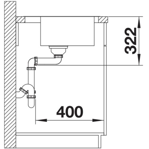 Мойка BLANCO LEMIS 6-IF нержавеющая сталь