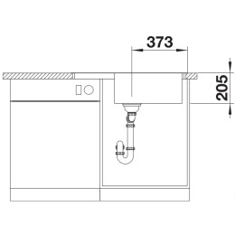 Мойка BLANCO LEMIS XL 6 S-IF Compact нержавеющая сталь