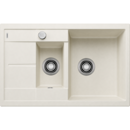 Мойка BLANCO METRA 6 S Compact Silgranit мягкий белый, клапан-автомат