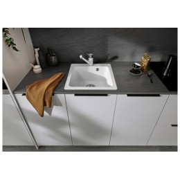 Мойка Blanco NAYA 45 SILGRANIT черный клапан-автомат InFino 526572