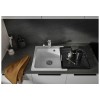 Мойка Blanco NAYA 45 SILGRANIT черный клапан-автомат InFino 526572 купить в Москве и Санкт-Петербурге
