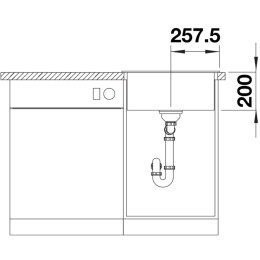 Мойка BLANCO NAYA 5 Silgranit белый