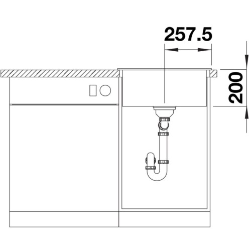 Мойка BLANCO NAYA 5 Silgranit белый