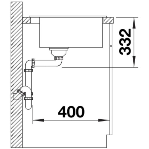 Мойка BLANCO NAYA 5 Silgranit кофе