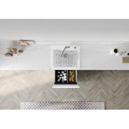 Мойка BLANCO PALONA 6 глянцевая магнолия, клапан-автомат