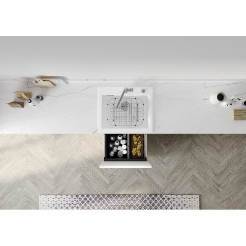 Мойка BLANCO PALONA 6 глянцевая магнолия, клапан-автомат