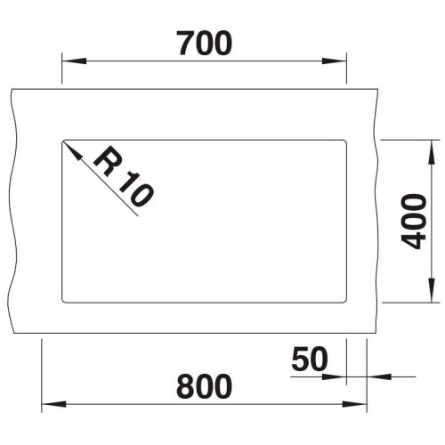 Мойка Blanco ROTAN 700-U Silgranit алюметаллик