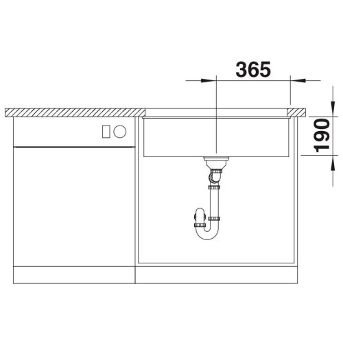Мойка Blanco ROTAN 700-U Silgranit алюметаллик