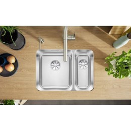 Мойка BLANCO SOLIS 340/180-U нержавеющая сталь, чаша слева