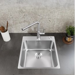 Мойка BLANCO SOLIS 400-IF/A нержавеющая сталь, клапан-автомат