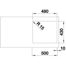 Мойка BLANCO SOLIS 450-IF нержавеющая сталь