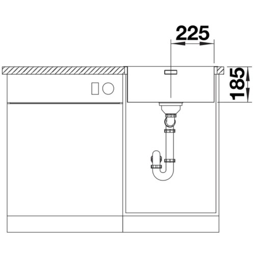 Мойка BLANCO SOLIS 450-IF нержавеющая сталь