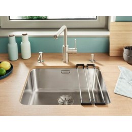 Мойка Blanco Solis 500-U нержавеющая сталь полированная клапан-автомат InFino 526122