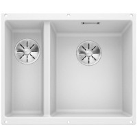 Мойка Blanco SUBLINE 340/160-U SILGRANIT белый клапан-автомат InFino 523562