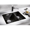 Мойка BLANCO SUBLINE 340/160-U Silgranit темная скала, чаша справа